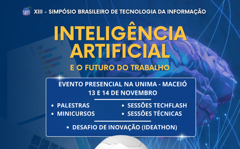 Maceió sedia em novembro o 13º Simpósio Brasileiro de Tecnologia da Informação