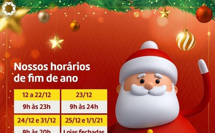 Maceió Shopping funciona em horário especial a partir de 12 de dezembro