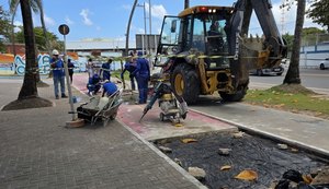 Prefeitura amplia manutenção e executa melhorias em pontos da orla marítima de Maceió