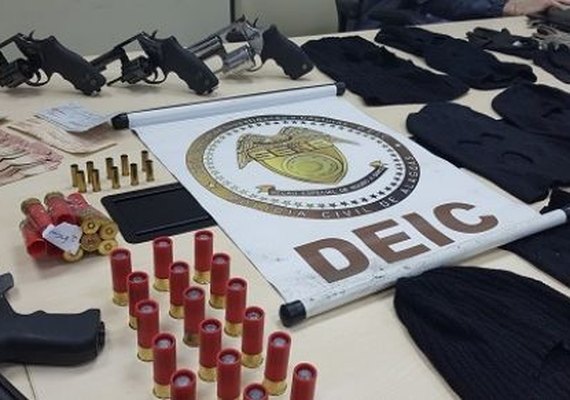 PC desarticula organização responsável por ataques a banco em AL