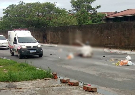 Cavalo morto permanece em avenida por mais de 24 horas e causa transtornos em Maceió