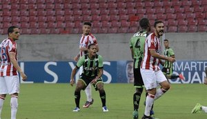 América-MG e Náutico ficam no 0 a 0 em jogo de poucas chances