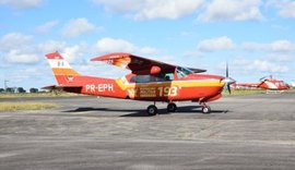 Avião chega a Alagoas para reforçar operacionalidade do Corpo de Bombeiros