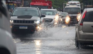 Chuvas em Maceió podem atingir 100% da média histórica de fevereiro neste fim de semana