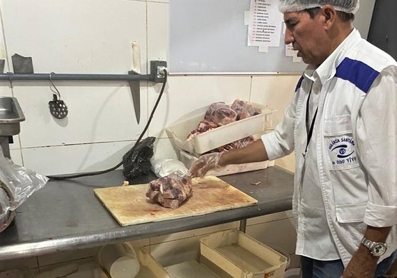 Vigilância Sanitária apreende 960 kg de alimentos impróprios para consumo neste fim de semana