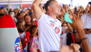 Renan Filho lidera intenções de voto para o governo com 41,25%, diz pesquisa Falpe