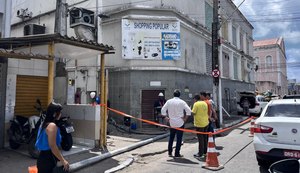 Rede elétrica do Shopping Popular é restabelecida após tentativa de furto de cabos de cobre