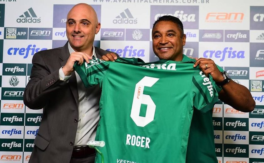 Após recusas, Roger Machado chega ao Palmeiras prometendo títulos