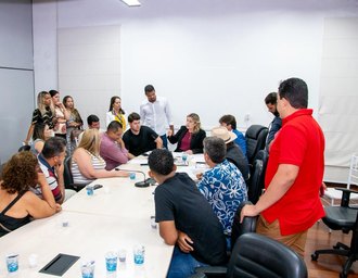 Parlamentares recebem atualizações sobre obras do Novo Mercado da Produção