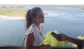 Alice Braga em Penedo: 'Precisamos trazer cinema para pequenas e grandes cidades'