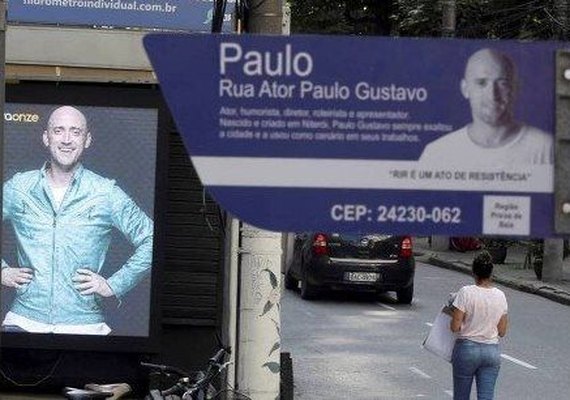 Polêmica! Lojistas pedem a retirada de rua com nome do humorista Paulo Gustavo
