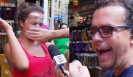 Apresentador do Bem Estar mete a mão na cara de telespectadora
