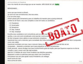 Voto nulo ou em branco para outros cargos não anula voto para presidente