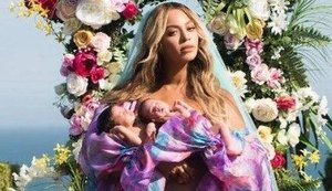 Beyoncé publica primeira foto com gêmeos: 'Sir Carter e Rumi 1 mês hoje'