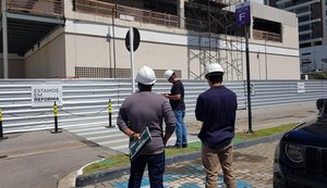 Obras em shoppings de Alagoas passam por fiscalização