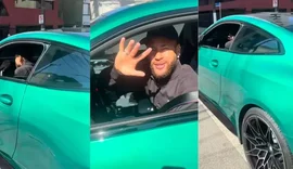 Craque Neymar Jr. impressiona com BMW M4 de quase R$ 1 milhão antes de jogo do Santos