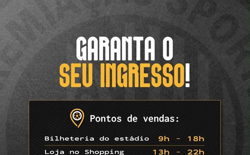 ASA começa a vender ingressos para decisão do acesso contra o Goiatuba