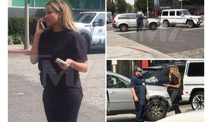 Cantora Ciara, grávida de nove meses, sofre acidente de carro mas passa bem