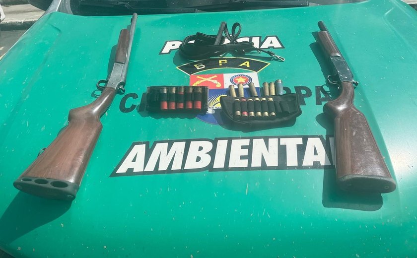 PM/AL recolhe 11 armas de fogo e resgata cerca de 400 aves silvestres em Alagoas