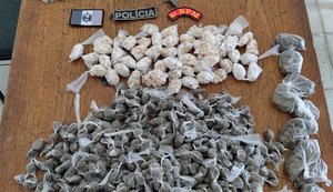 Polícia Militar recupera veículos roubados e apreende mais de 2 kg de drogas no interior