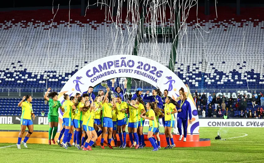 Seleção feminina brasileira derrota Argentina e é campeã Sul-Americana Sub-17