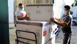 Alagoas recebe mais 1.500 doses do imunizante AstraZeneca nesta quarta (13)