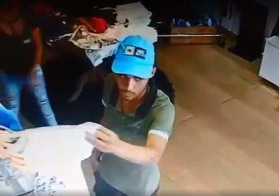 Bandidos invadem loja, trancam reféns e fazem arrastão