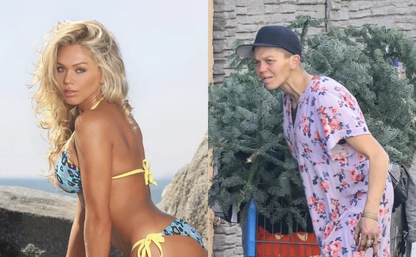 Ex-modelo vira moradora de rua e é flagrada revirando lixo nos EUA