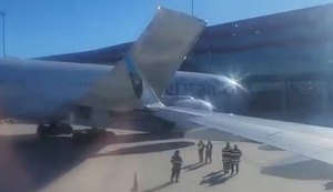 Quatro aeronaves colidem em pista de aeroporto internacional