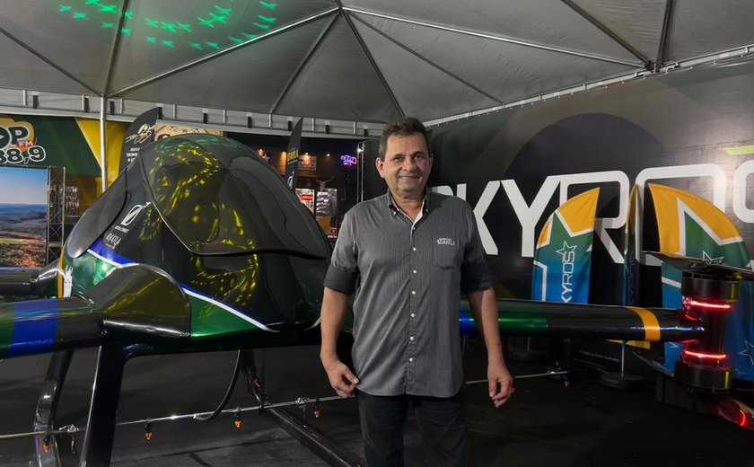 'Carro voador' é apresentado na 86ª Expogrande