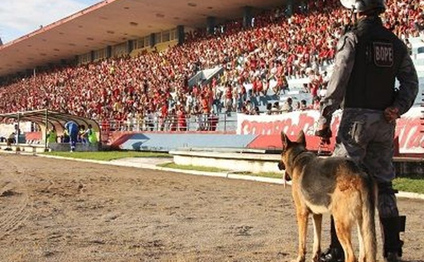 Policiamento do clássico CSA x CRB terá o emprego de mais de 470 militares