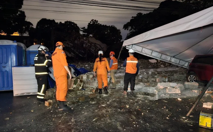 Morre no HGE uma das vítimas de desabamento de galpão no Jaraguá