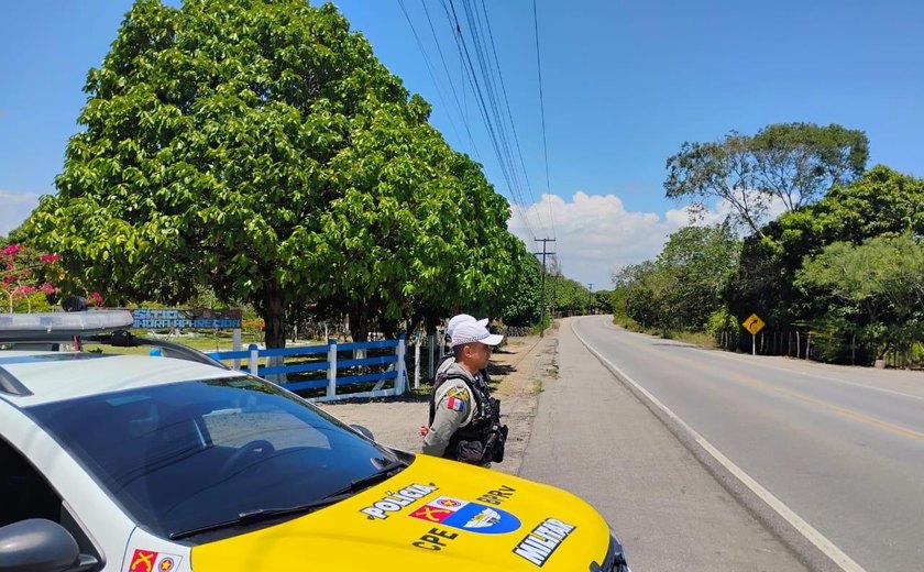 PM/AL faz balanço de fim de semana considerado tranquilo nas rodovias