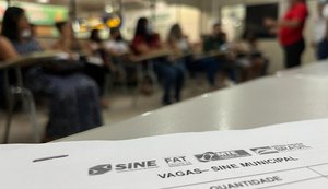 Sine Maceió está com 219 vagas de emprego abertas nesta segunda (31)