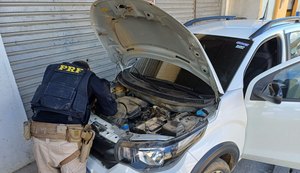PRF recupera veículo com sinais de adulteração em União dos Palmares