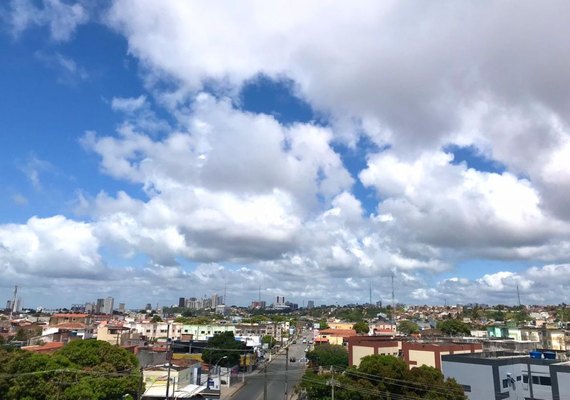 Fim de semana deve ser de sol entre nuvens em Alagoas, aponta Sala de Alerta