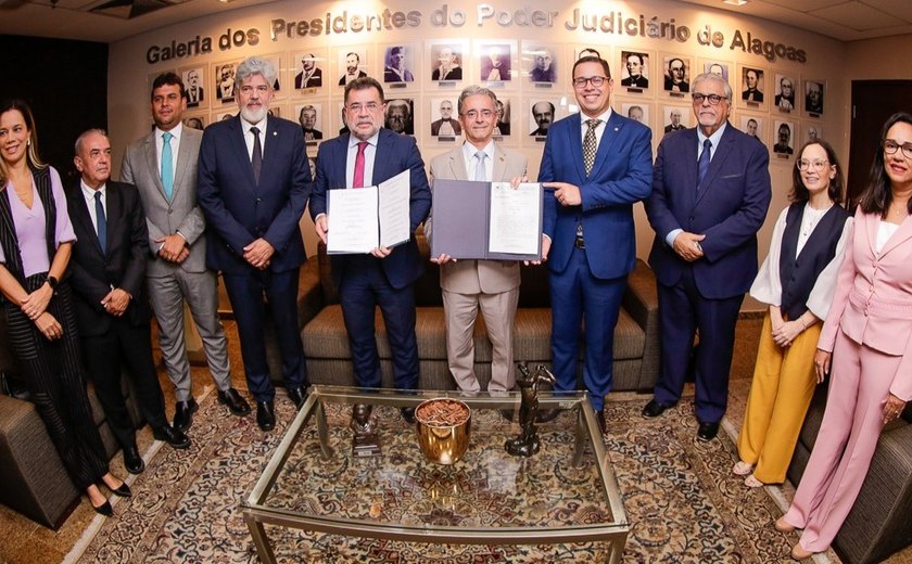 MP/AL, TJ/AL, DPE e Governo do Estado firmam cooperação para reforçar prevenção e enfrentamento à violência contra a mulher