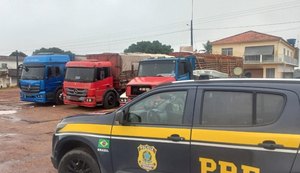 PRF apreende cerca de 31 mil tijolos transportados com irregularidades fiscais em Alagoas