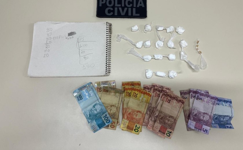 Suspeito de envolvimento com homicídios é preso com drogas