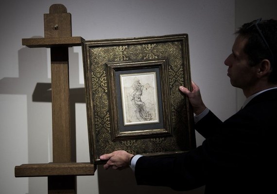 Desenho perdido de Da Vinci é encontrado entre papéis de família na França