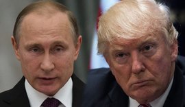 Trump e Putin já tiveram aperto de mão, encontro acontece ainda hoje