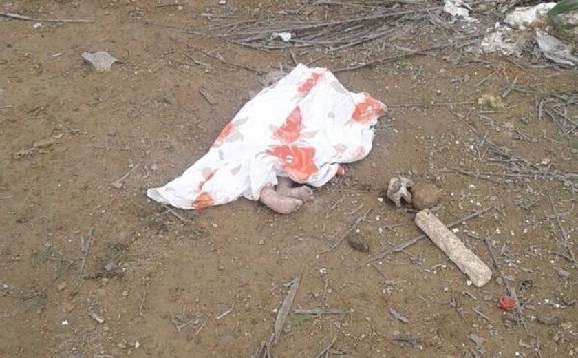 Recém-nascido é encontrado morto em terreno baldio no Graciliano