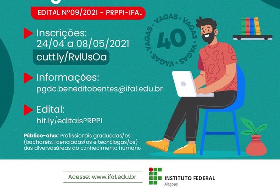 Ifal inicia seleção para Especialização em Desenvolvimento Organizacional