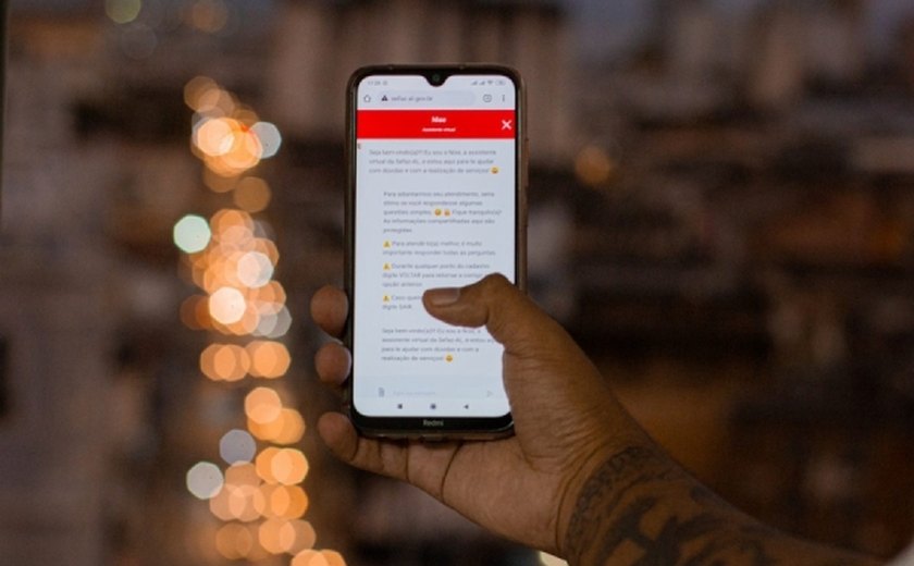 Atendente virtual da Sefaz Alagoas ganha nova funcionalidade