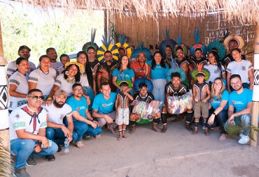 Alagoas Sem Fome doa alimentos, enxovais e material esportivo para aldeia indígena Kariri-xocó
