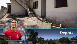 Antes da fama e da fortuna: veja a casa simples onde o craque Cristiano Ronaldo cresceu