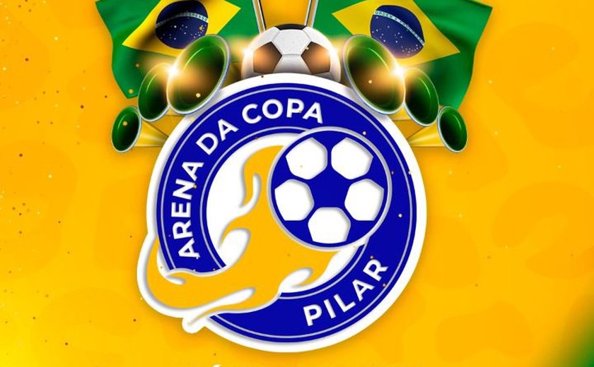 Pilar terá arena com transmissão de todos os jogos da Copa