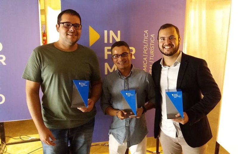Três jornalistas da Tribuna os entre mais premiados do Nordeste