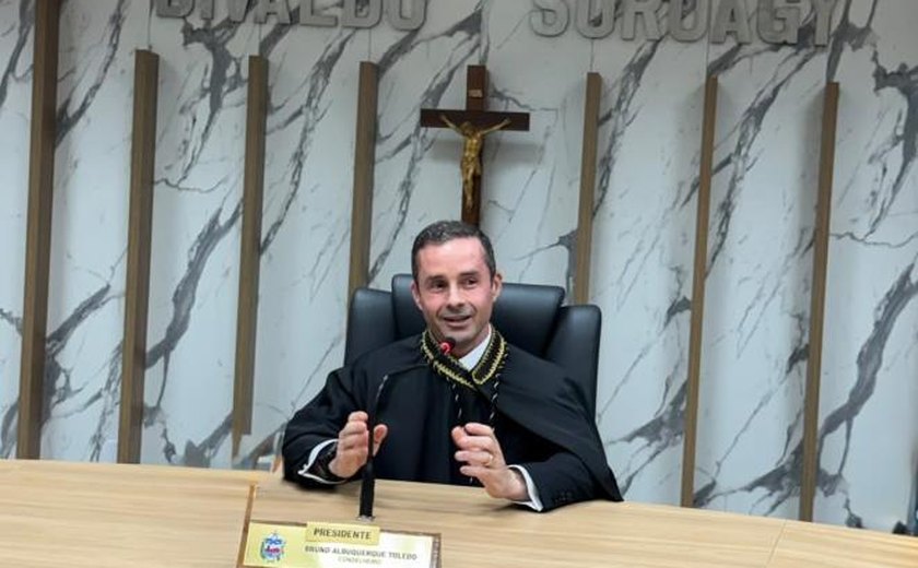 Conselheiro Bruno Toledo é eleito presidente do TCE/AL