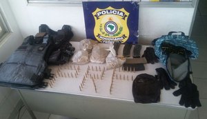 PRF prende homem com mais de 1.000 munições de fuzil em União dos Palmares